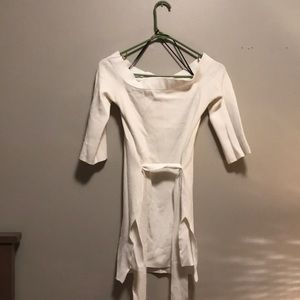 Massimo Dutti off white blouse